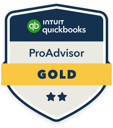 A badge that says proadvisor gold.